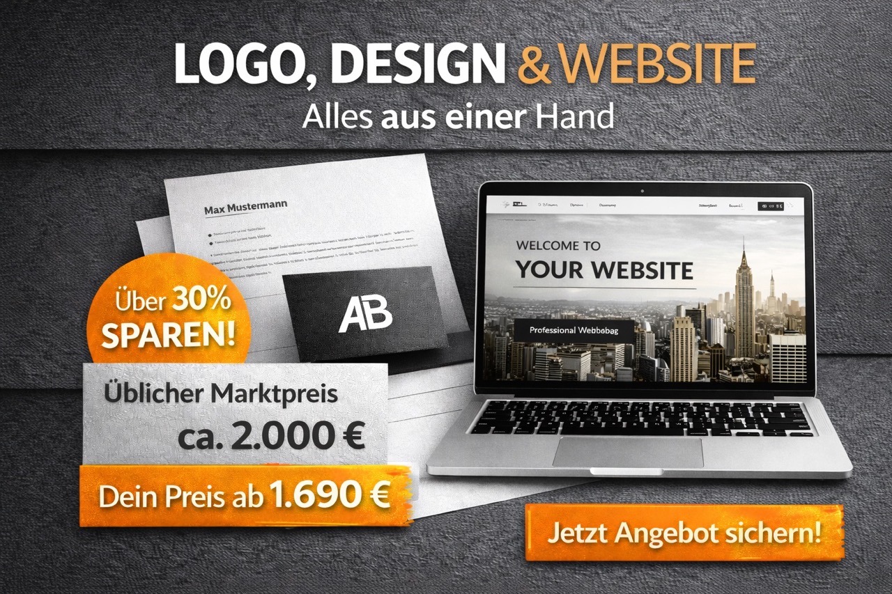 Premium-Paket – Logo, Corporate Design & Website erstellen lassen