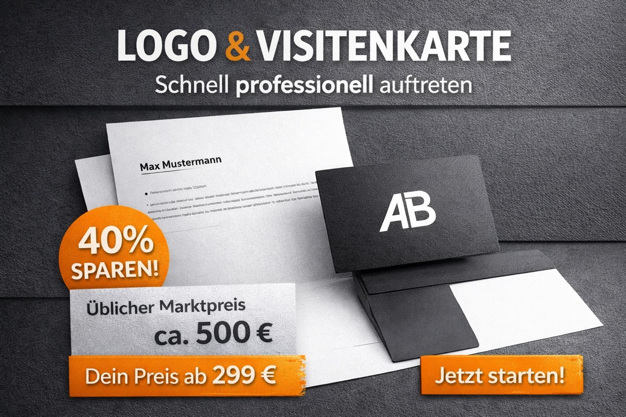 Starter-Paket – Logo & Visitenkarte erstellen lassen